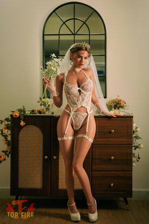 Casey muñeca sexual (Top Fire Doll 158 cm D-Kupa T41 Silicona)