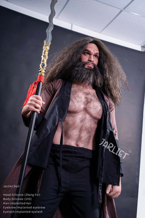 Masculino muñeca sexual Zhang Fei de Jarliet - 193 cm de muñeca realista con cuerpo muscular