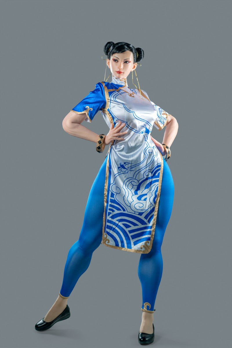 Chun Li muñeca sexual (Game Lady 169 cm F-Cup No.33-1 Silicona)