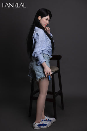 Kimmy Sexdocka (FanReal Doll 155cm F-kupa Silikon)