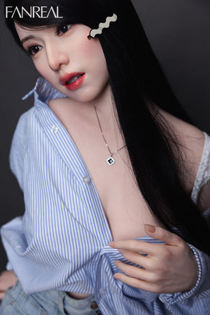 Kimmy Sexdocka (FanReal Doll 155cm F-kupa Silikon)
