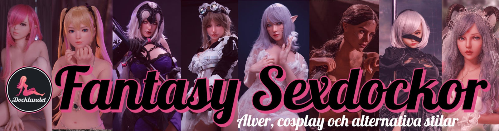 Muñecas sexuales de fantasía.