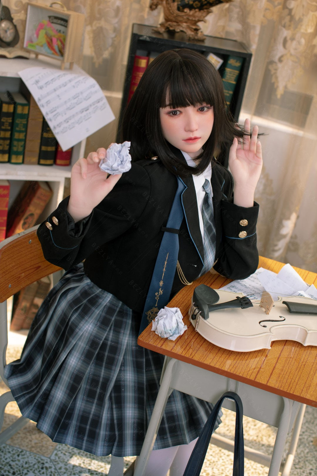 platicodona muñeca sexual (Bezlya Doll 160 cm copa C 2.1 silicona)