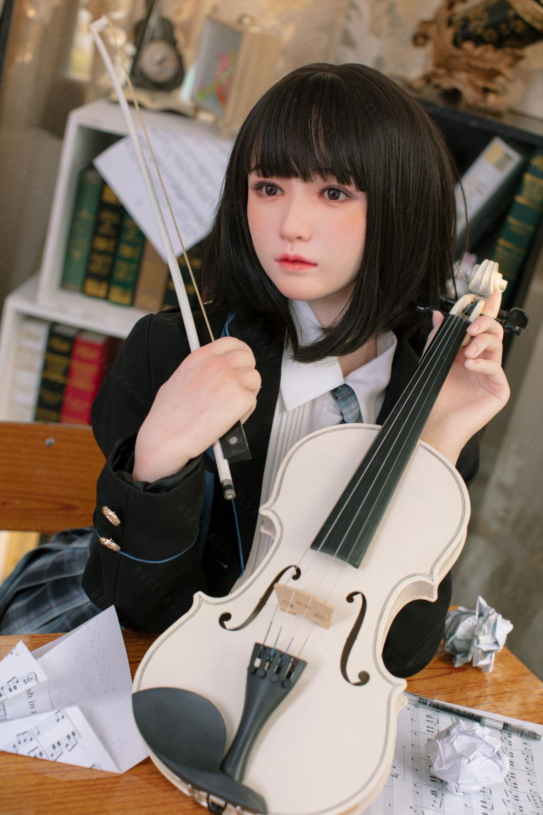 platicodona muñeca sexual (Bezlya Doll 160 cm copa C 2.1 silicona)