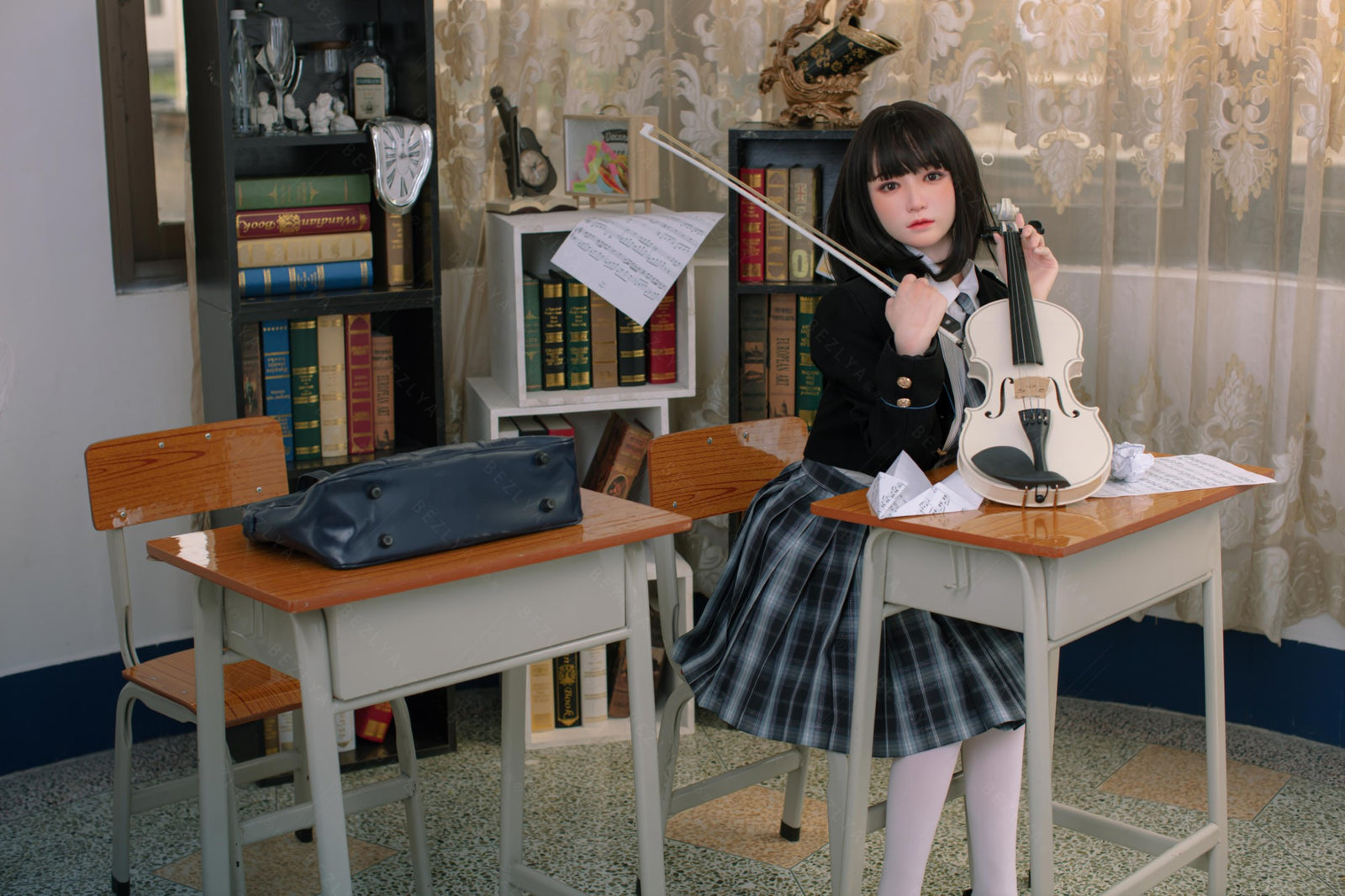 platicodona muñeca sexual (Bezlya Doll 160 cm copa C 2.1 silicona)