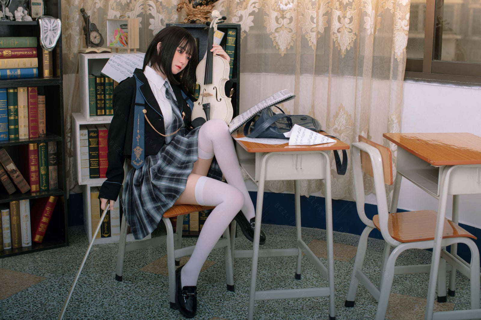 platicodona muñeca sexual (Bezlya Doll 160 cm copa C 2.1 silicona)