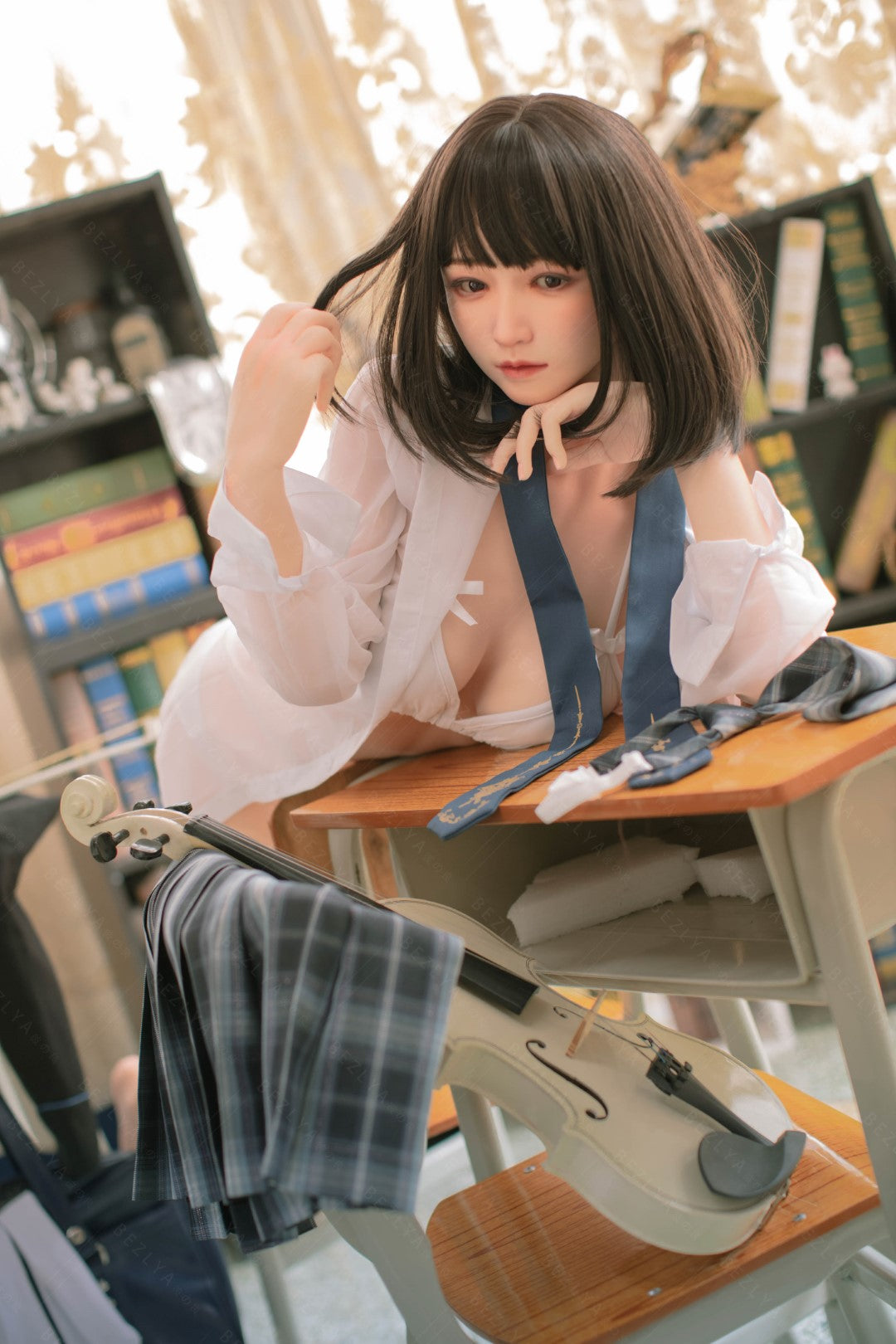 platicodona muñeca sexual (Bezlya Doll 160 cm copa C 2.1 silicona)