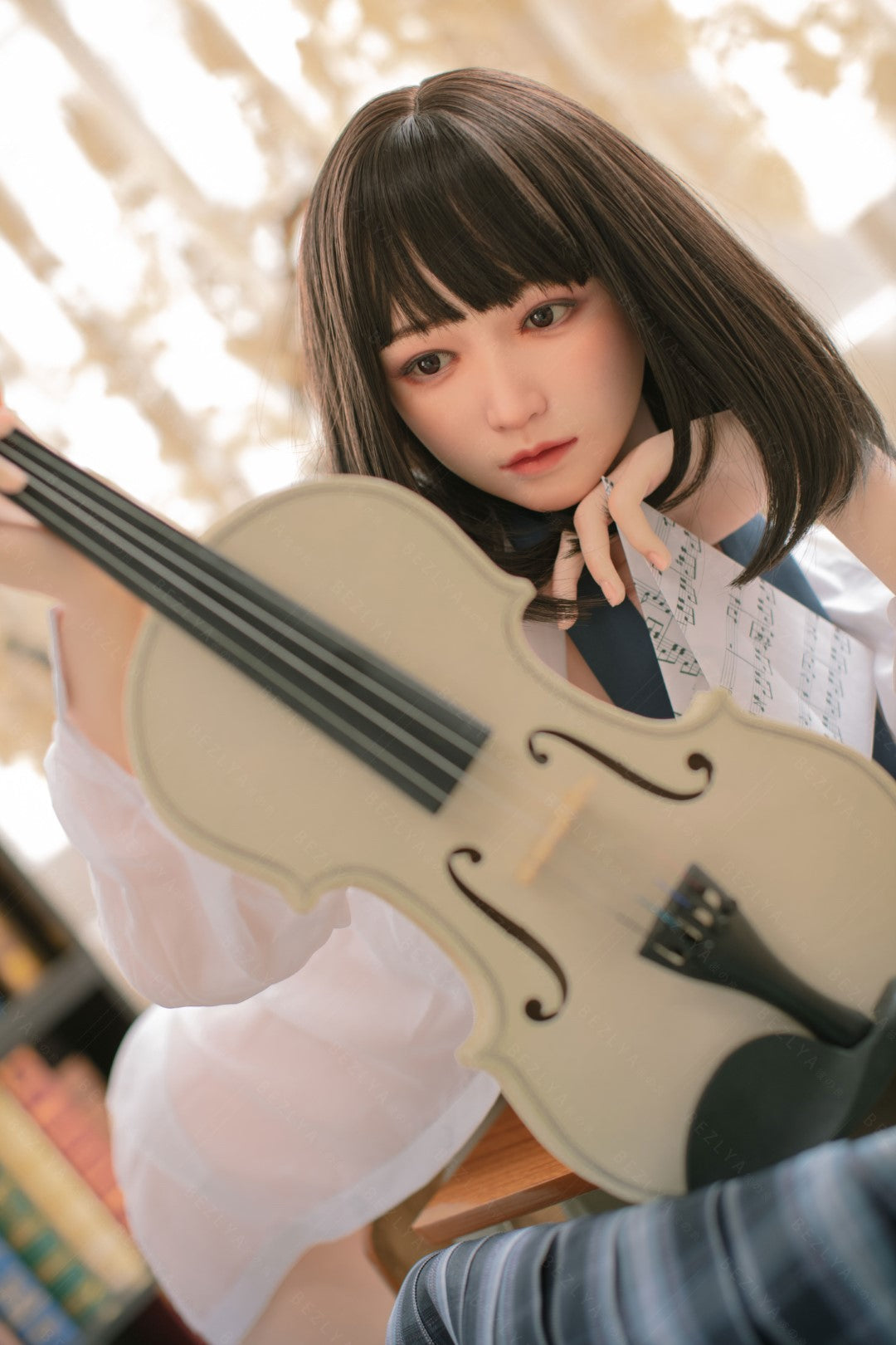 platicodona muñeca sexual (Bezlya Doll 160 cm copa C 2.1 silicona)