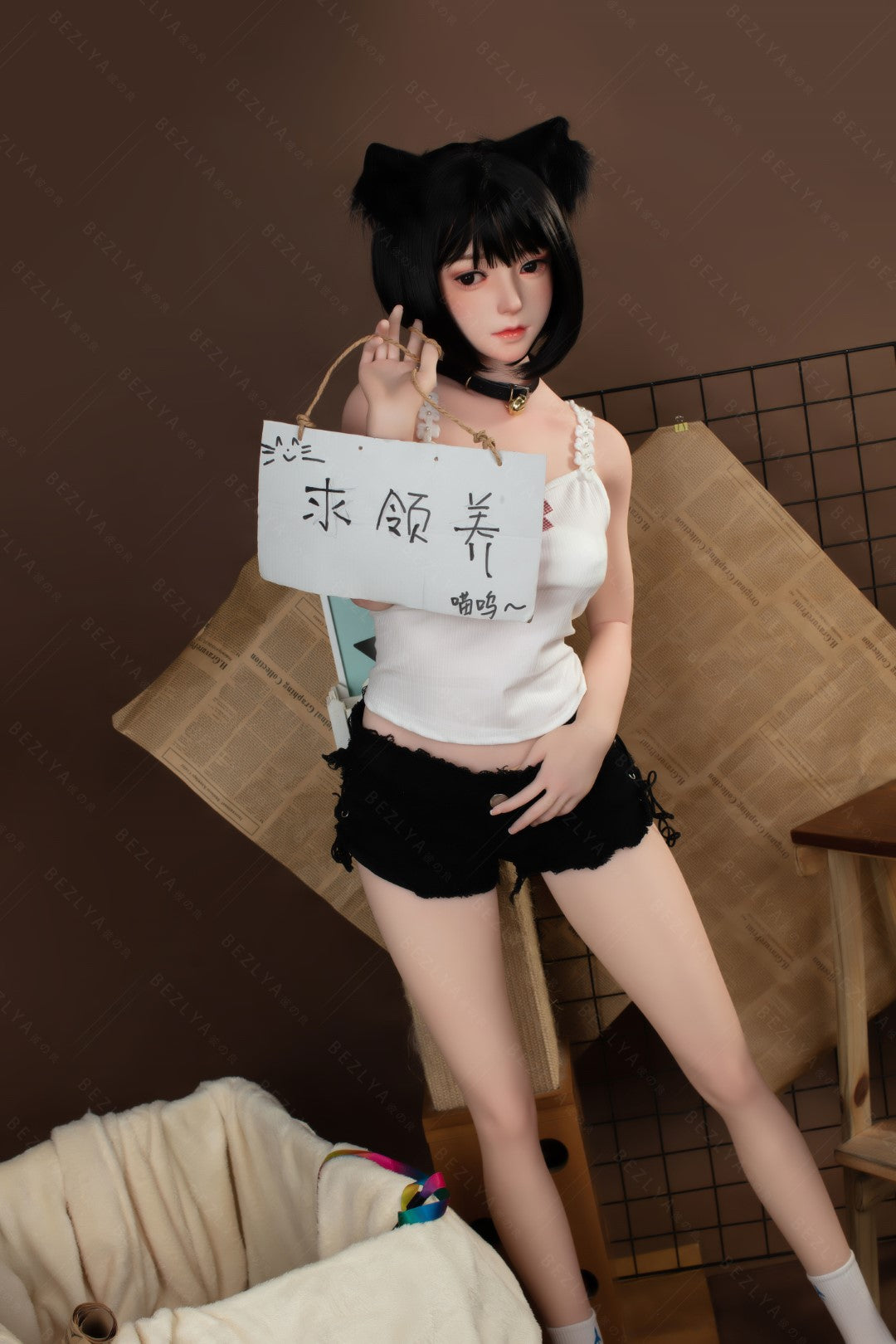 Campánula muñeca sexual (Bezlya Doll 155cm copa F 2.0 TPE+Silicona)