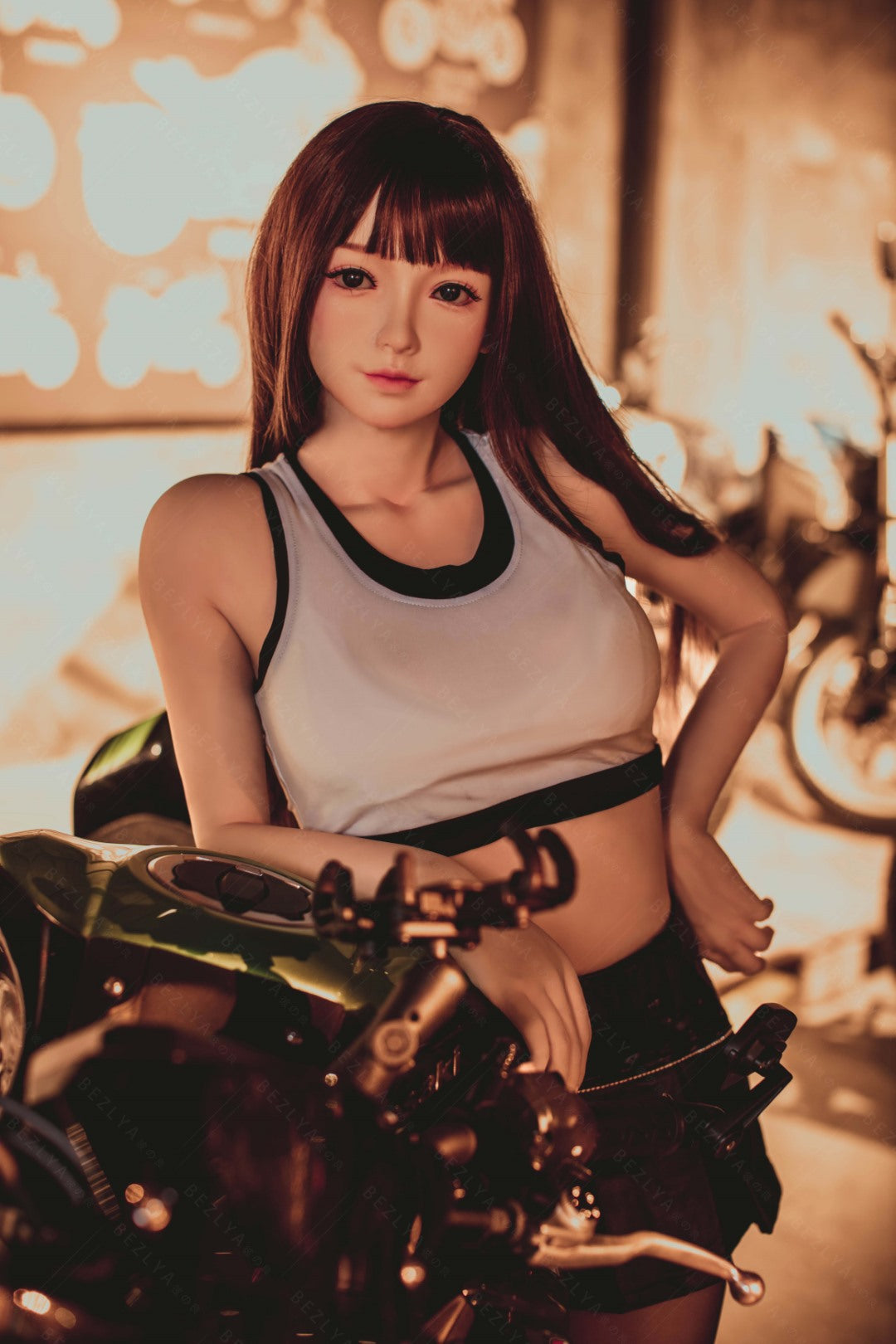 Acebo muñeca sexual (Bezlya Doll 160 cm copa C 2.1 silicona)