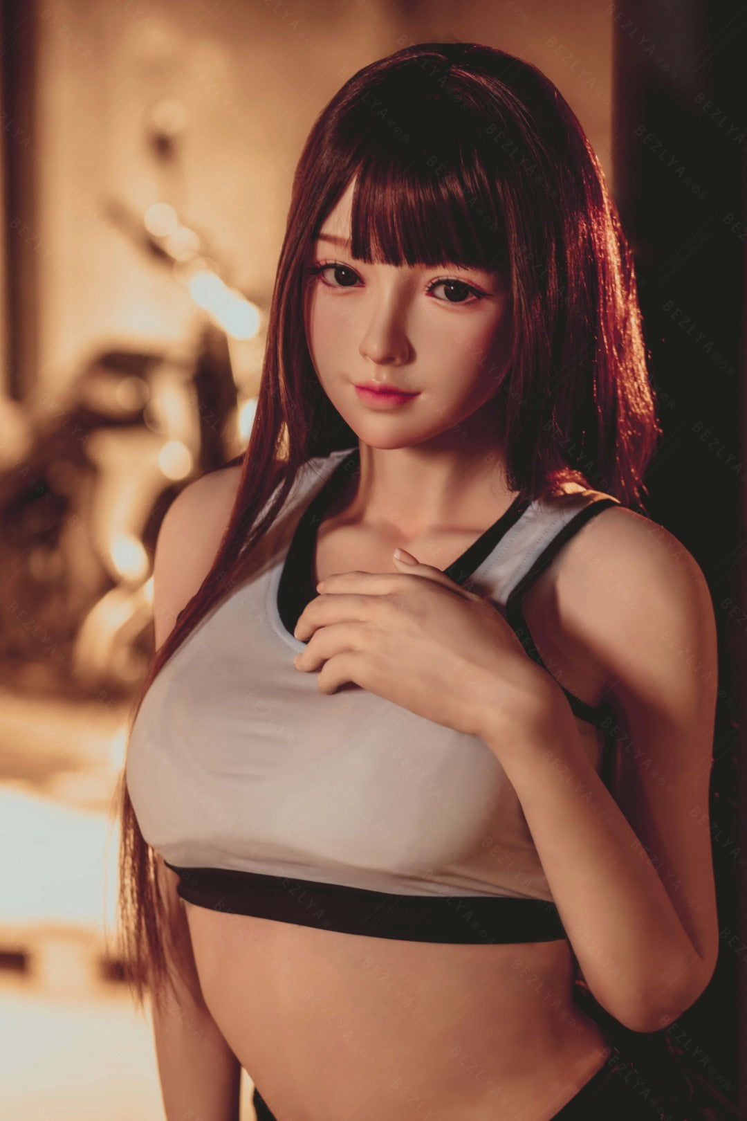 Acebo muñeca sexual (Bezlya Doll 160 cm copa C 2.1 silicona)