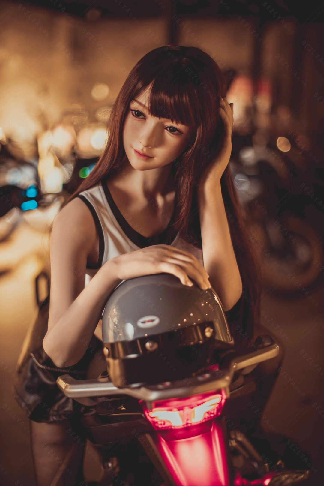 Acebo muñeca sexual (Bezlya Doll 160 cm copa C 2.1 silicona)