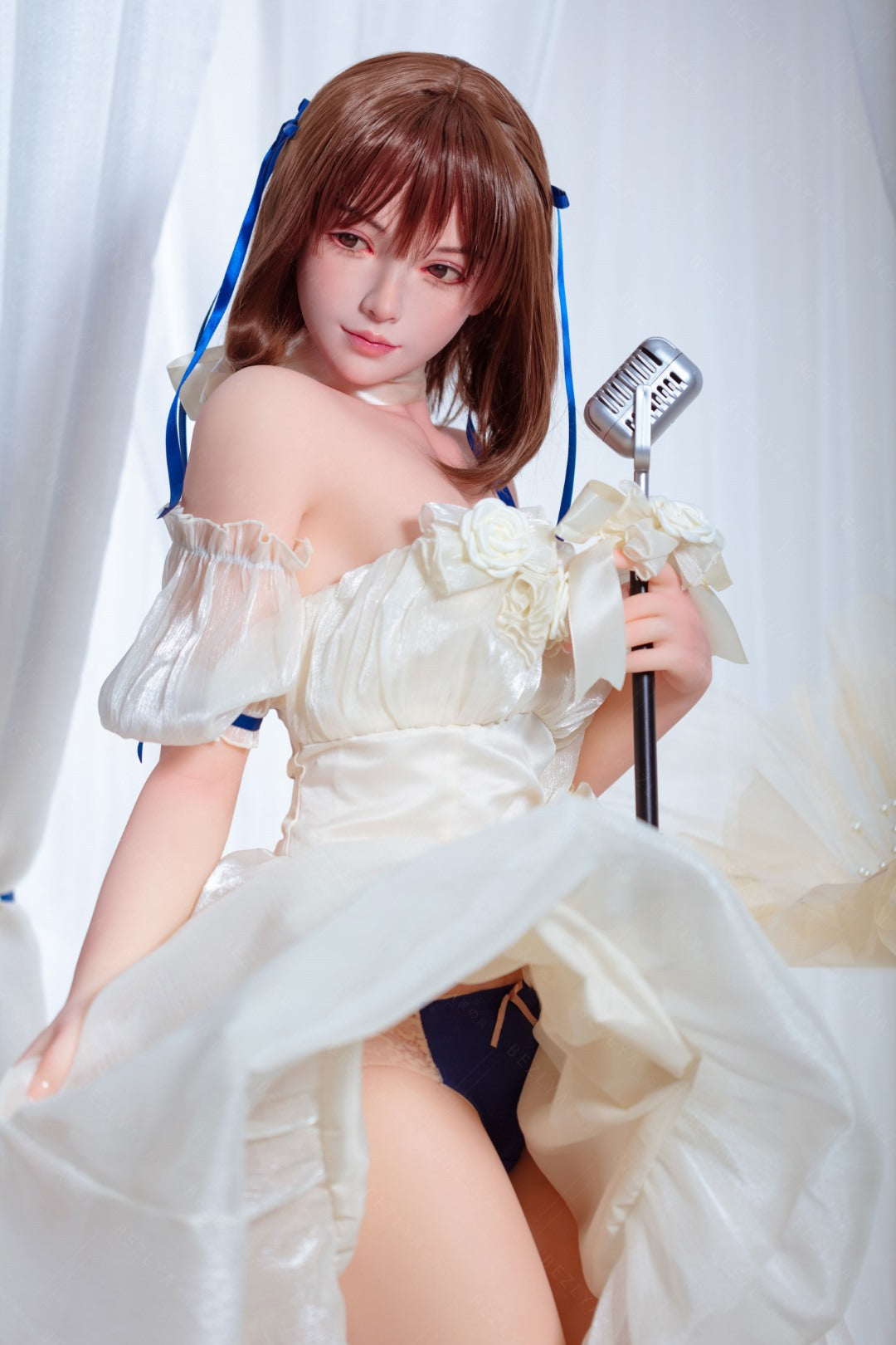 Acebo muñeca sexual (Bezlya Doll 155cm copa B 2.0 TPE+Silicona)