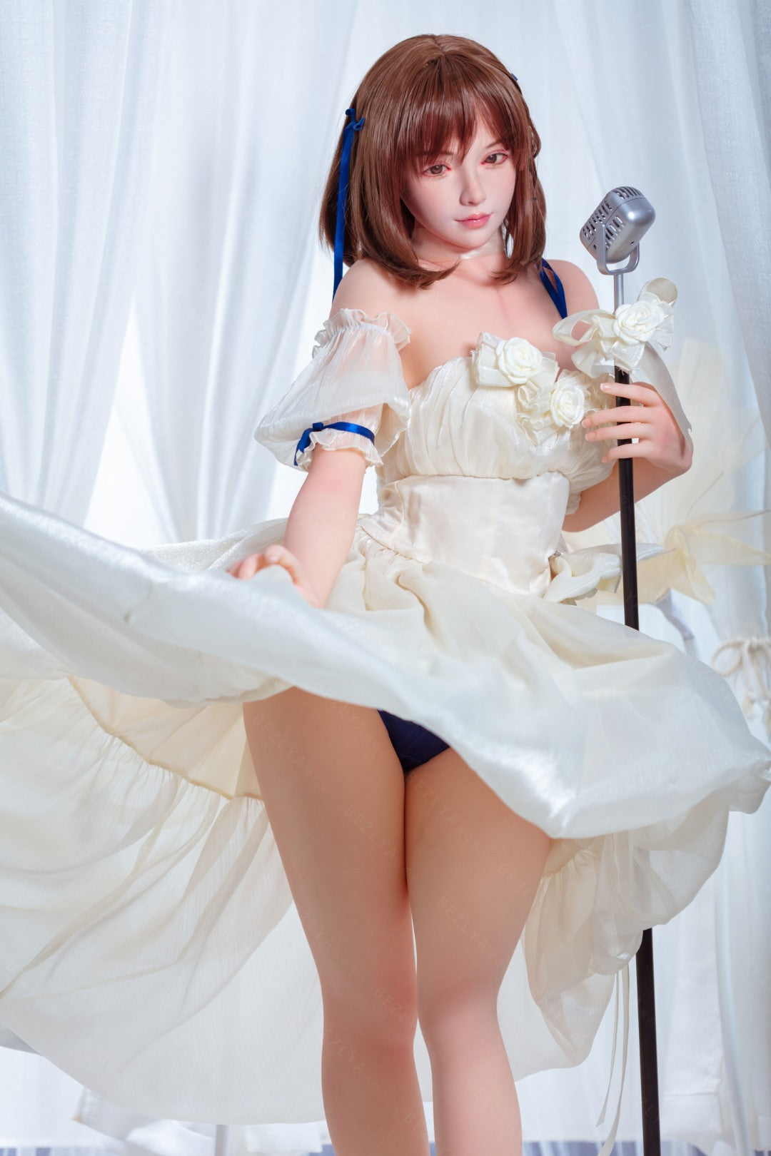 Acebo muñeca sexual (Bezlya Doll 155cm copa B 2.0 TPE+Silicona)