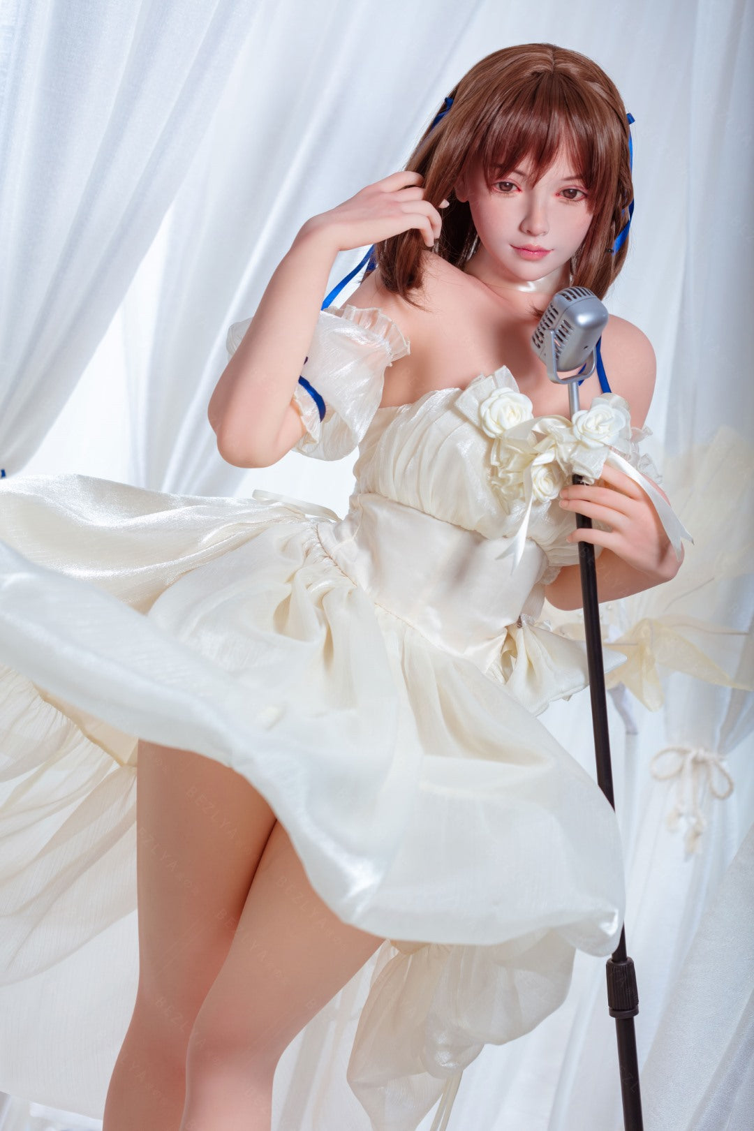 Acebo muñeca sexual (Bezlya Doll 155cm copa B 2.0 TPE+Silicona)