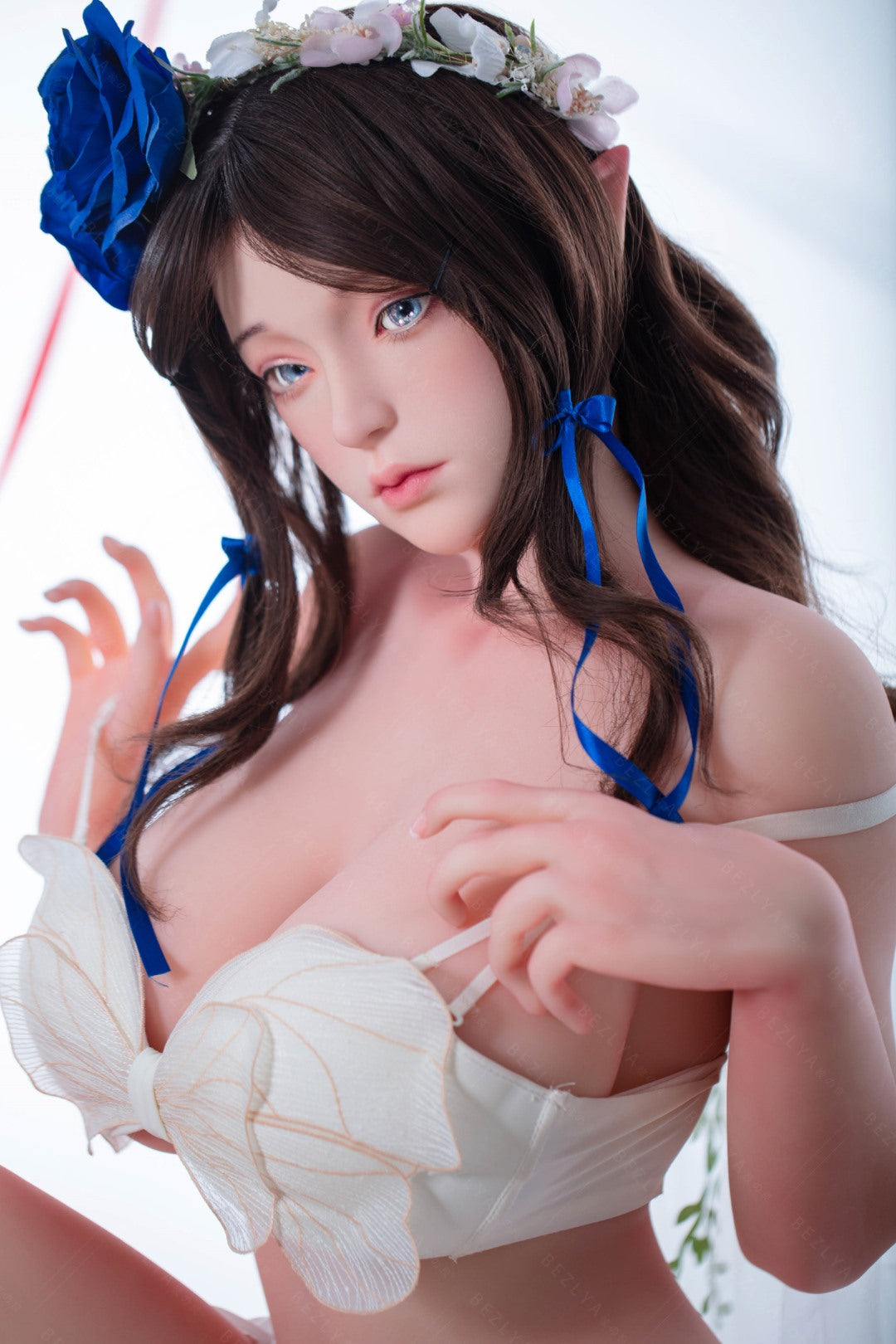 Pensamiento muñeca sexual (Bezlya Doll 155cm copa F 2.0 TPE+Silicona)