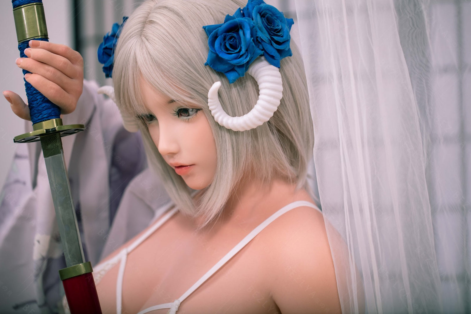 cirtenthera muñeca sexual (Bezlya Doll 160 cm copa G 2.1 silicona)