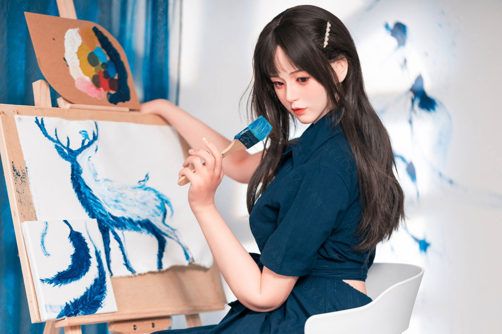 Begonia muñeca sexual (Bezlya Doll 162cm Copa C 2.2U Silicona)