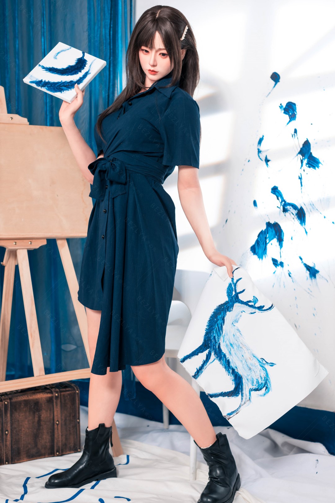 Begonia muñeca sexual (Bezlya Doll 162cm Copa C 2.2U Silicona)