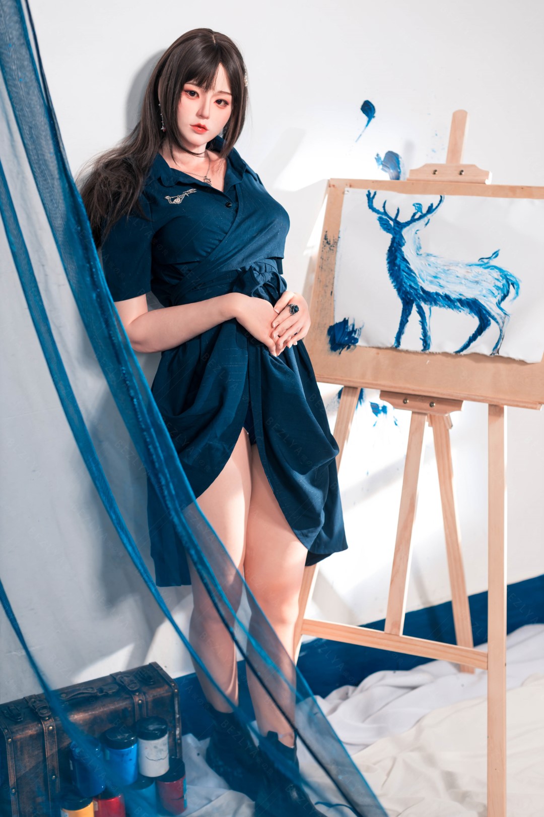 Begonia muñeca sexual (Bezlya Doll 162cm Copa C 2.2U Silicona)