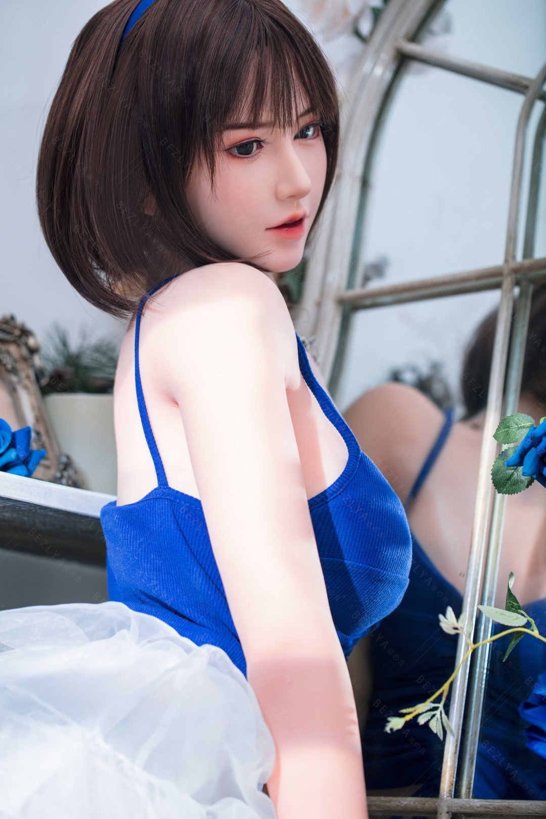 Lagenaria muñeca sexual (Bezlya Doll 155cm copa B 2.0 TPE+Silicona)