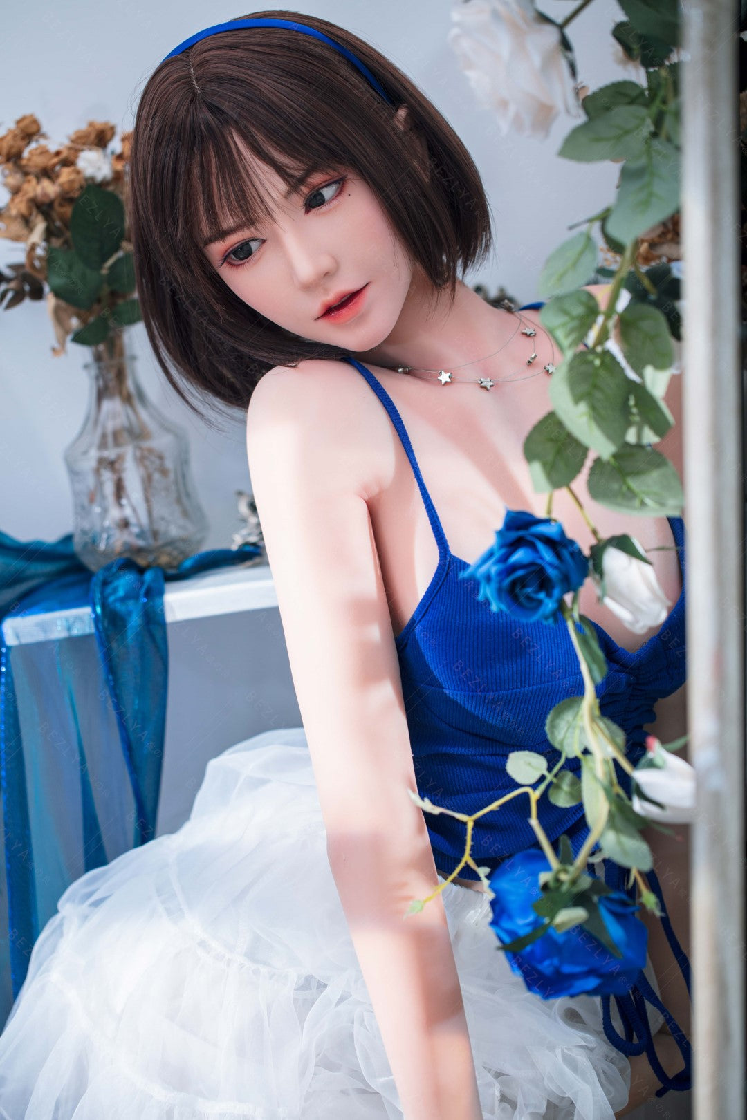 Lagenaria muñeca sexual (Bezlya Doll 155cm copa B 2.0 TPE+Silicona)