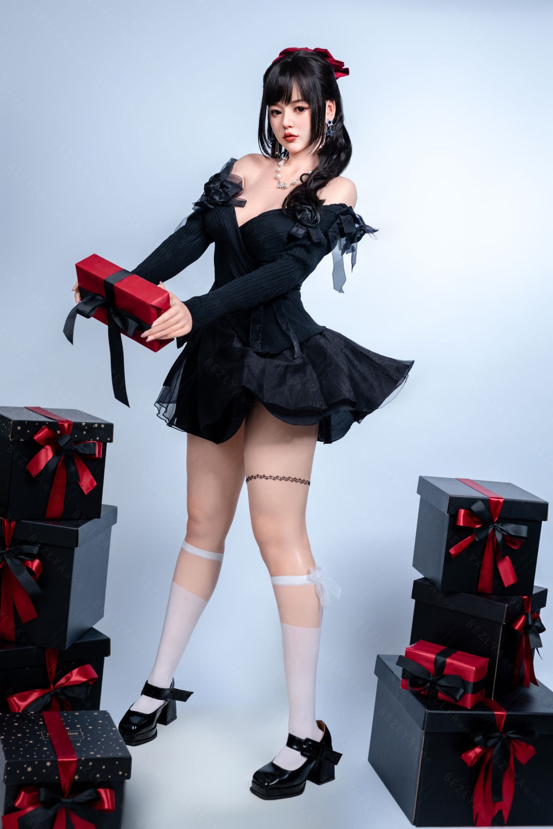 Begonia muñeca sexual (Bezlya Doll 163 cm C-CUP 2.1 Silicona)