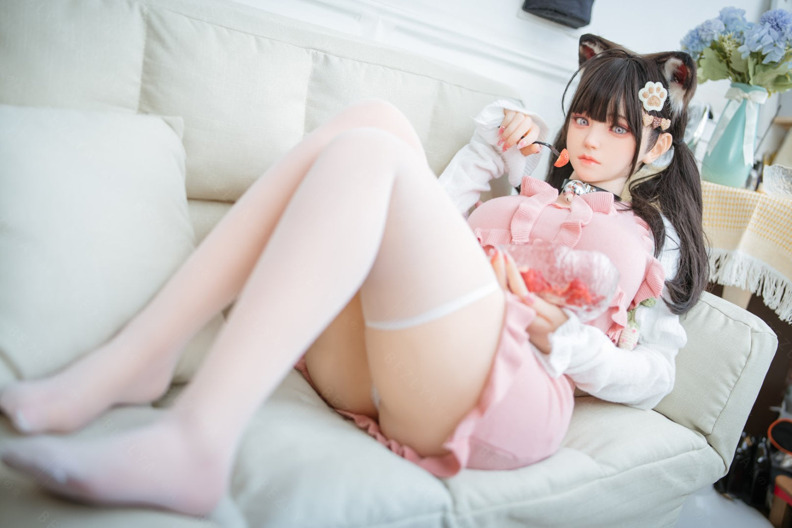 Campánula muñeca sexual (Bezlya Doll 155cm copa F 2.0 TPE+Silicona)