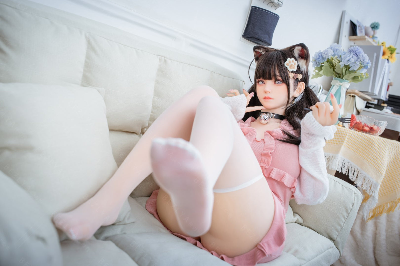 Campánula muñeca sexual (Bezlya Doll 155cm copa F 2.0 TPE+Silicona)