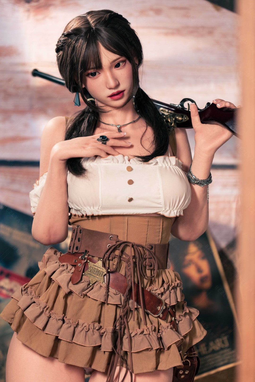 helianto muñeca sexual (Bezlya Doll 162cm Copa C 2.2U Silicona)