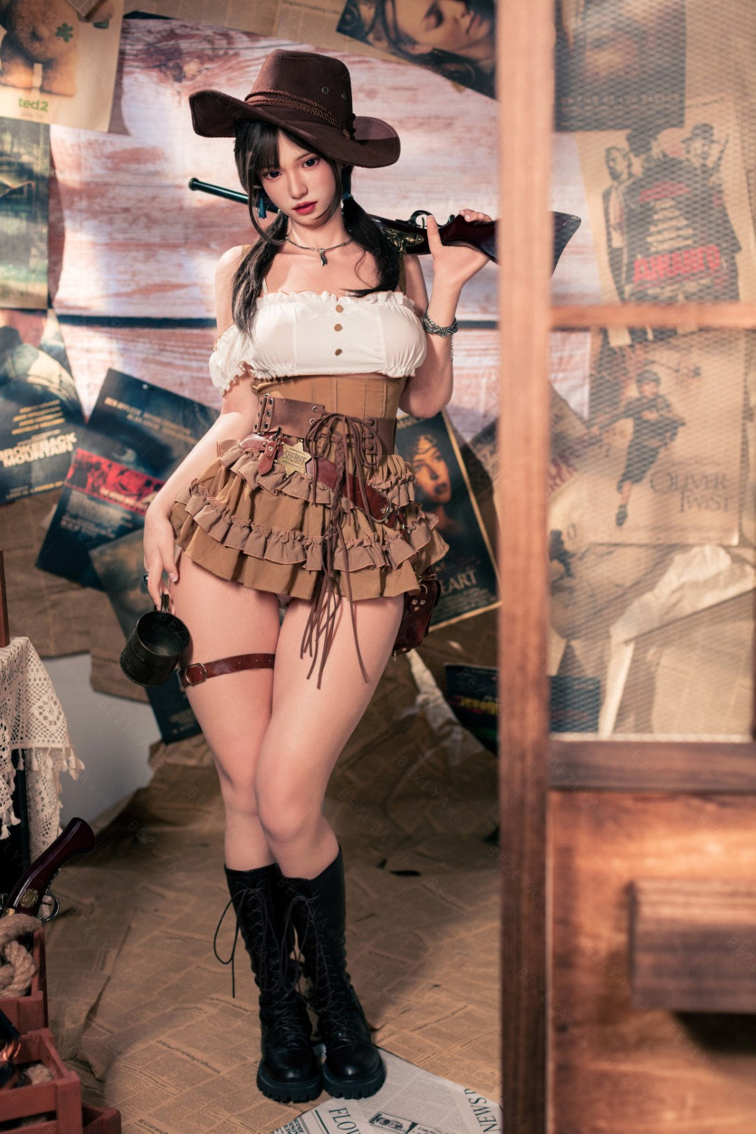 helianto muñeca sexual (Bezlya Doll 162cm Copa C 2.2U Silicona)