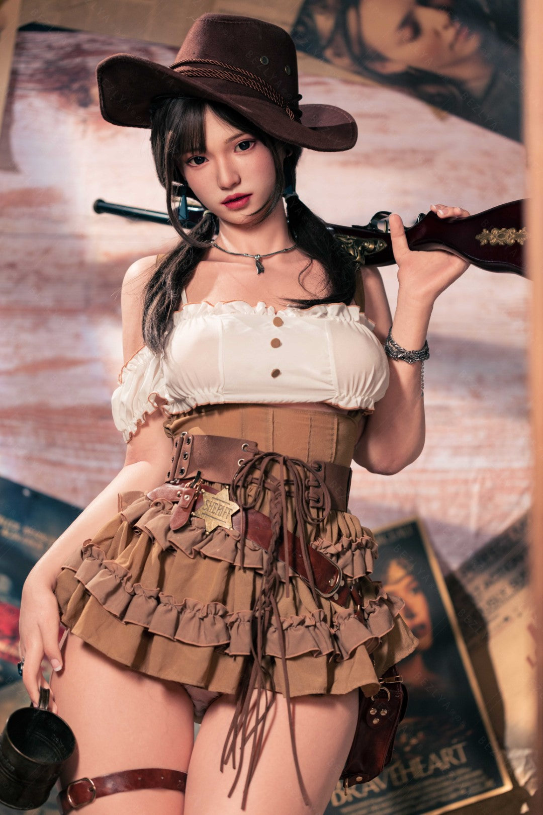 helianto muñeca sexual (Bezlya Doll 162cm Copa C 2.2U Silicona)