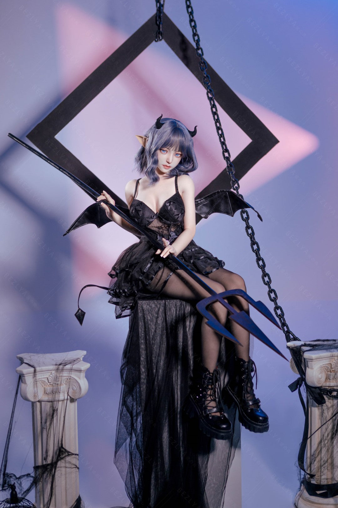 Campánula muñeca sexual (Bezlya Doll 149 cm copa D 2.1 silicona)