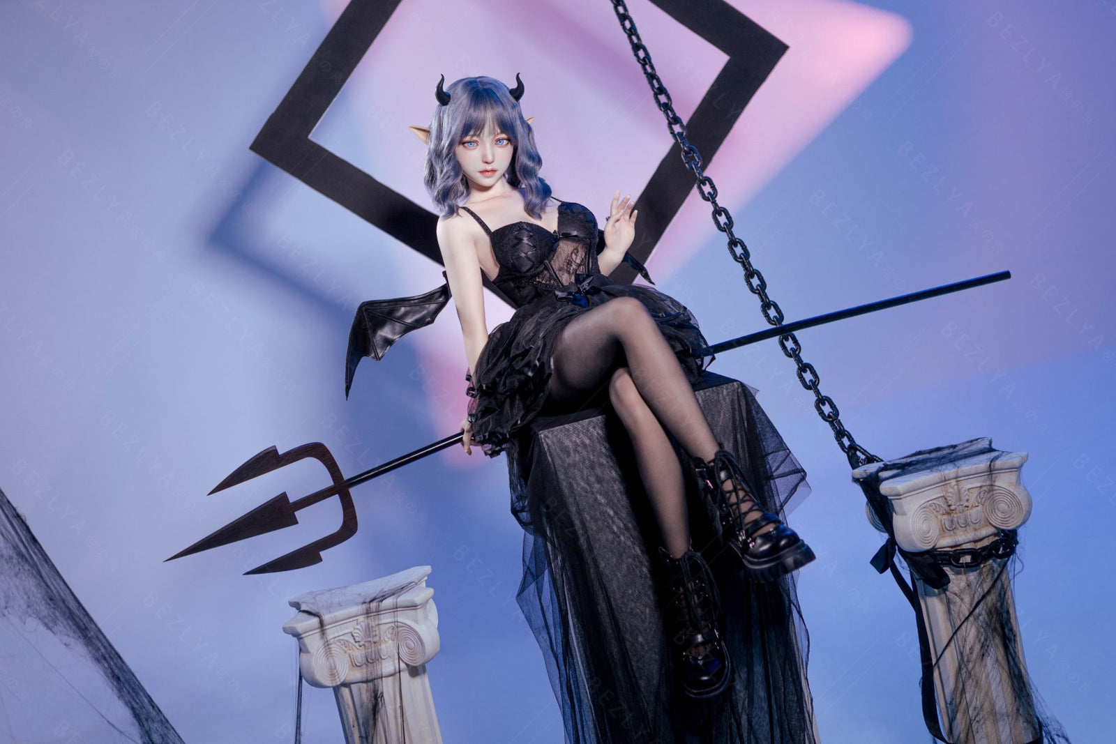 Campánula muñeca sexual (Bezlya Doll 149 cm copa D 2.1 silicona)