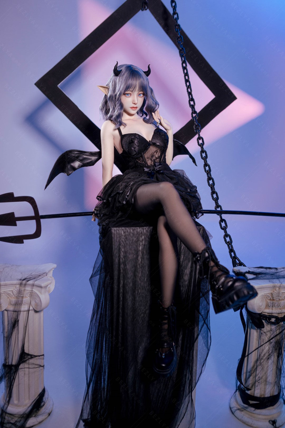 Campánula muñeca sexual (Bezlya Doll 149 cm copa D 2.1 silicona)