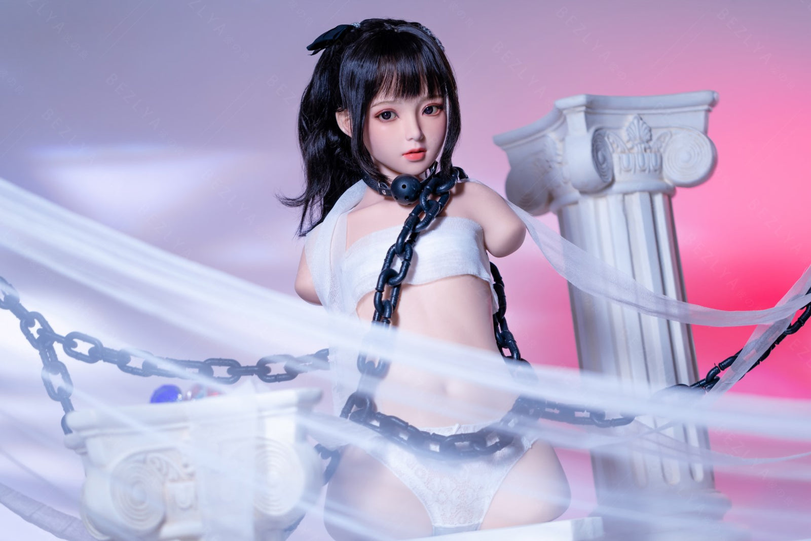 Torso Convallaria muñeca sexual (Bezlya Doll 77cm Una copa 2.1 Silicona)