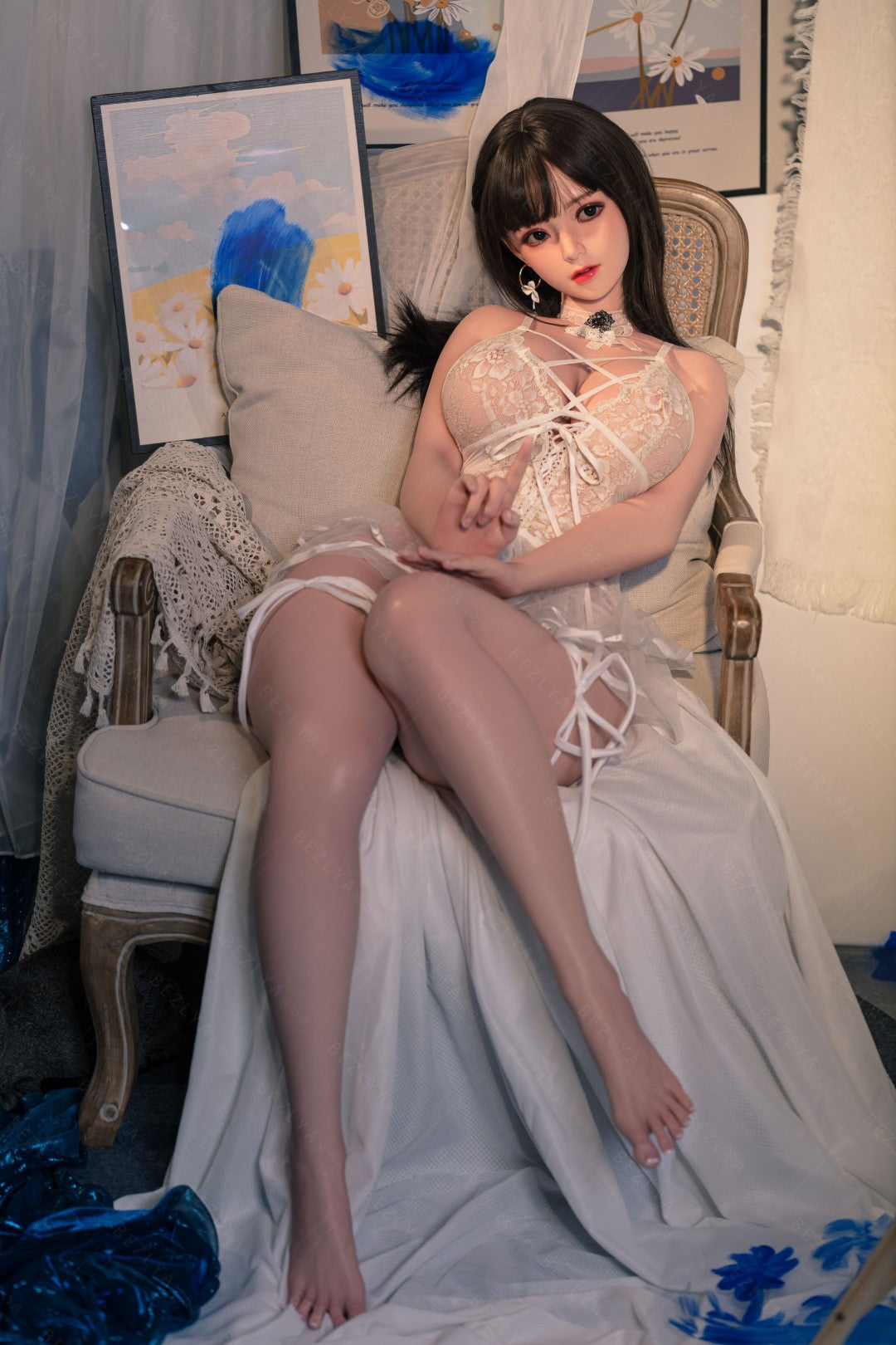 Convallaria muñeca sexual (Bezlya Doll 155 cm copa H 2.1 silicona)