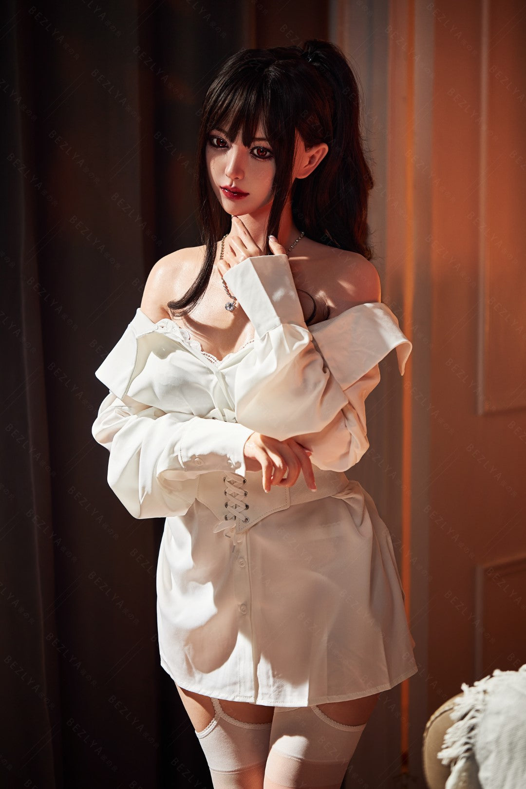 Hibisco muñeca sexual (Bezlya Doll 153 cm C-cup 2.2U Silicona)