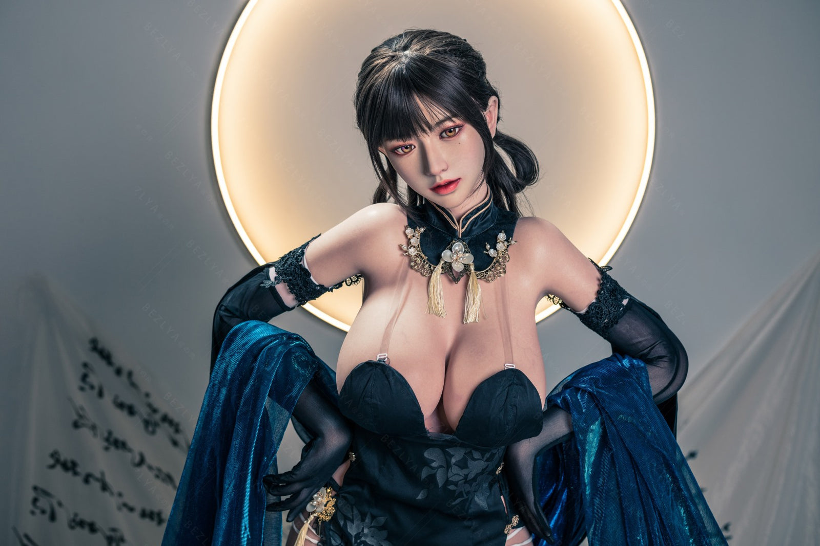 Lagenaria muñeca sexual (Bezlya Doll 155 cm copa H 2.1 silicona)