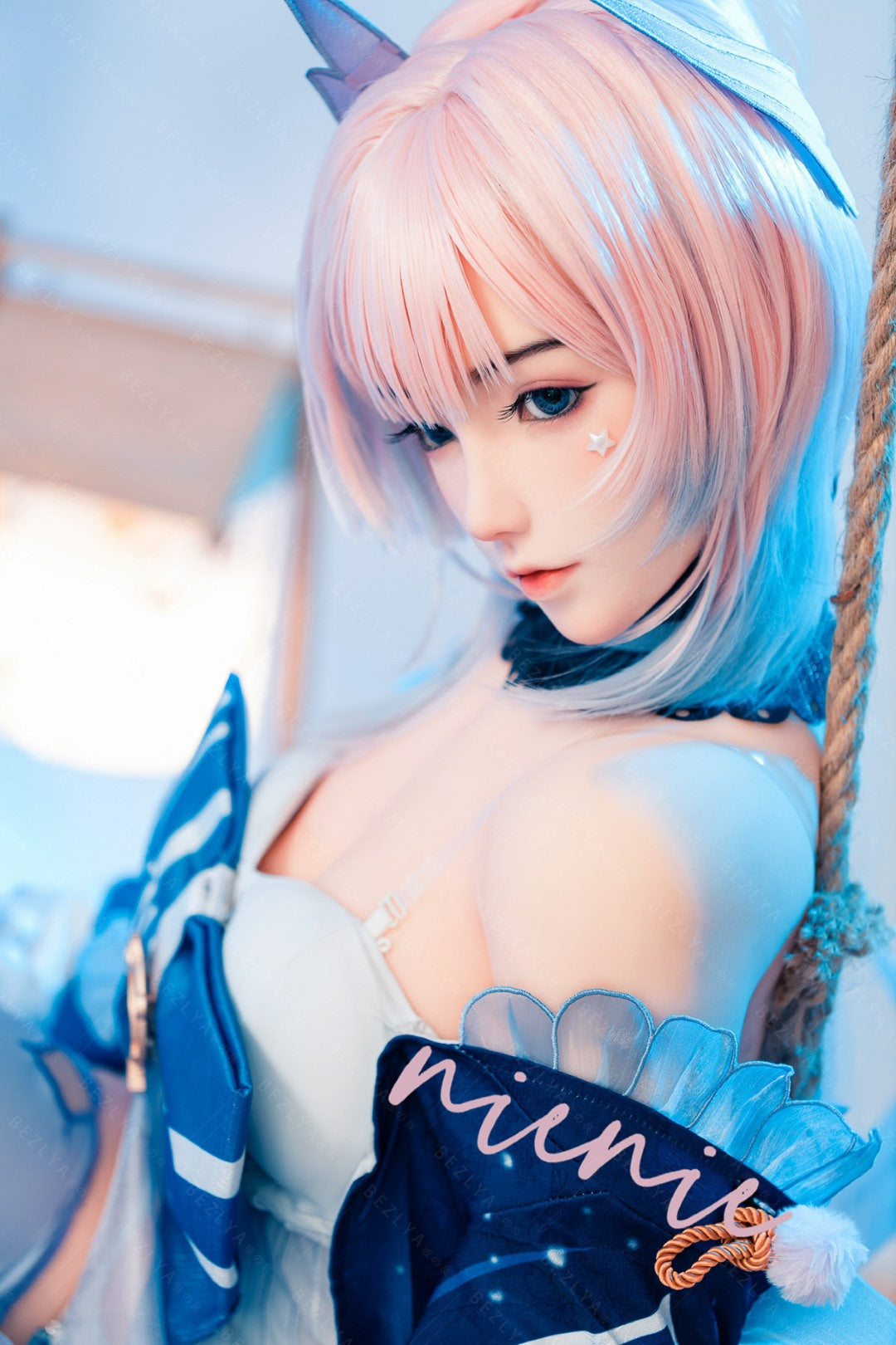 cirtenthera muñeca sexual (Bezlya Doll 155cm copa B 2.0 TPE+Silicona)