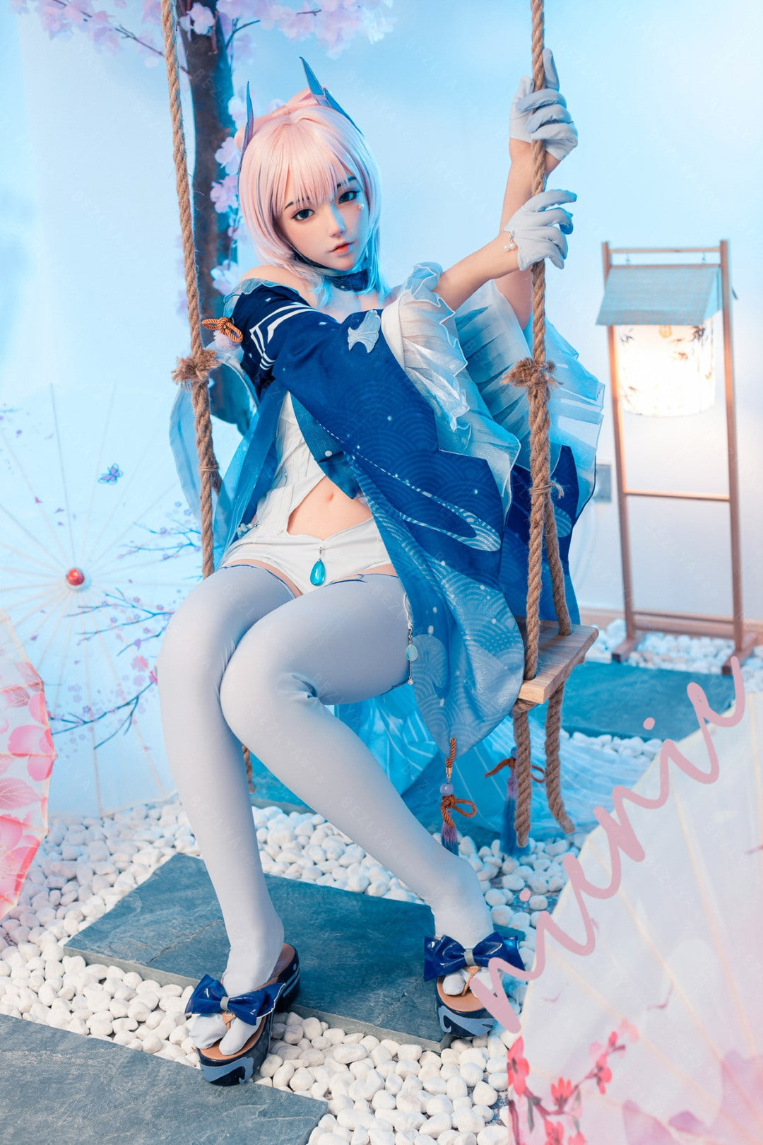 cirtenthera muñeca sexual (Bezlya Doll 155cm copa B 2.0 TPE+Silicona)