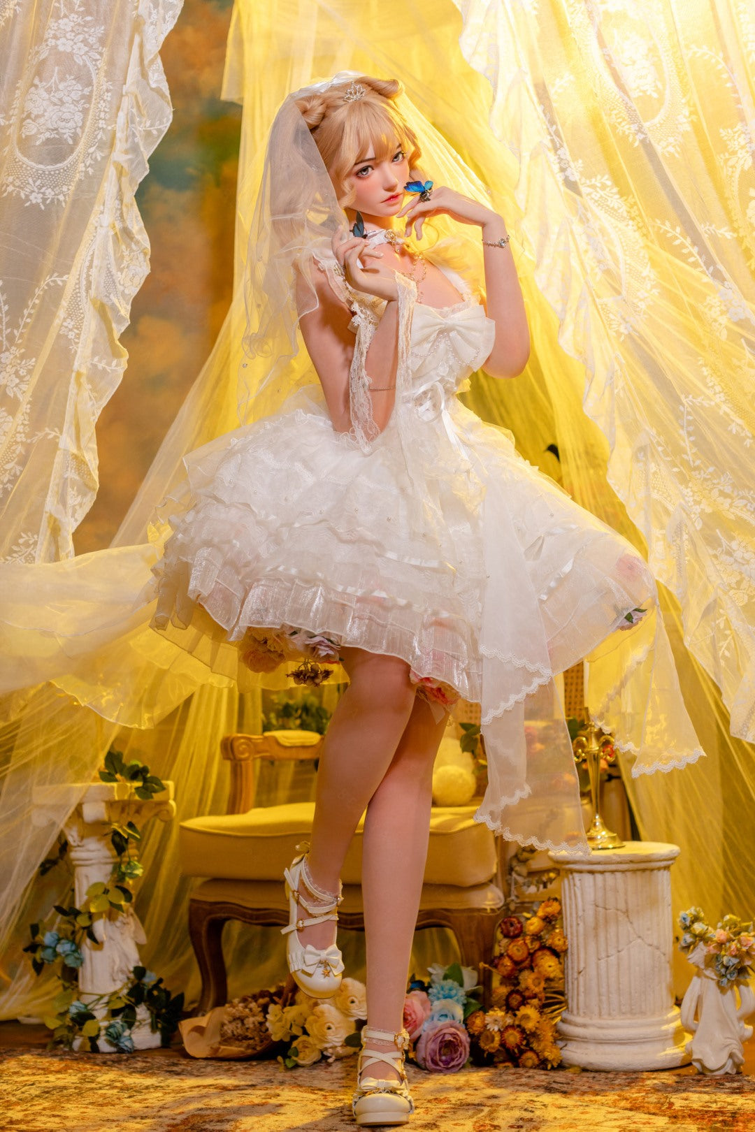 Adelfa muñeca sexual (Bezlya Doll 156cm B copa 2.1 Silicona)