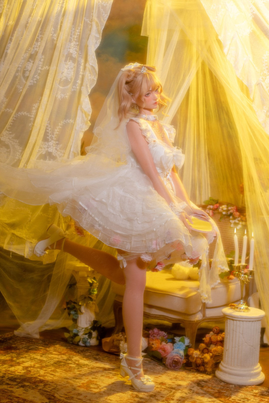 Adelfa muñeca sexual (Bezlya Doll 156cm B copa 2.1 Silicona)