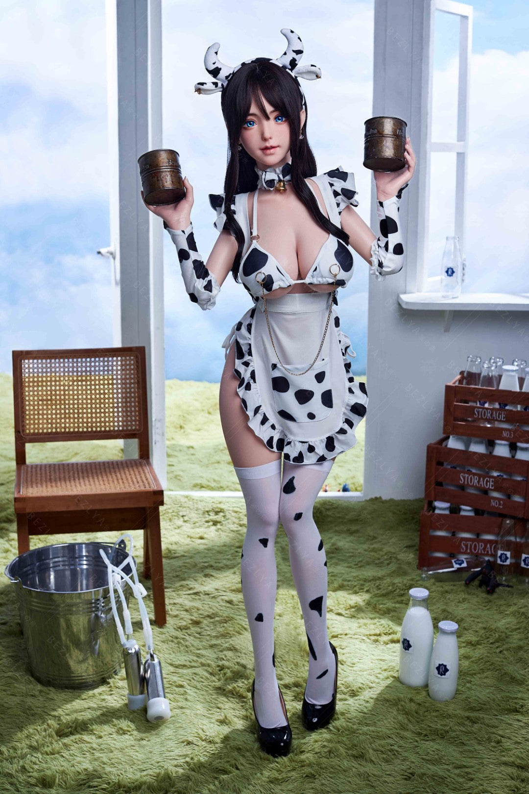 Pisum muñeca sexual (Bezlya Doll 145 cm copa F 2.2CF silicona)