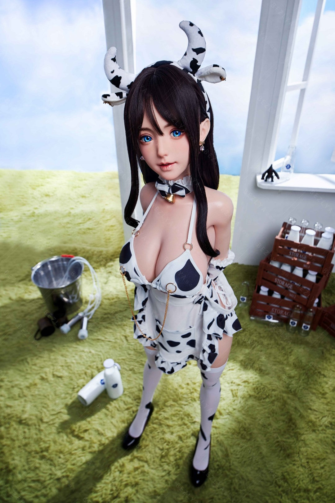 Pisum muñeca sexual (Bezlya Doll 145 cm copa F 2.2CF silicona)