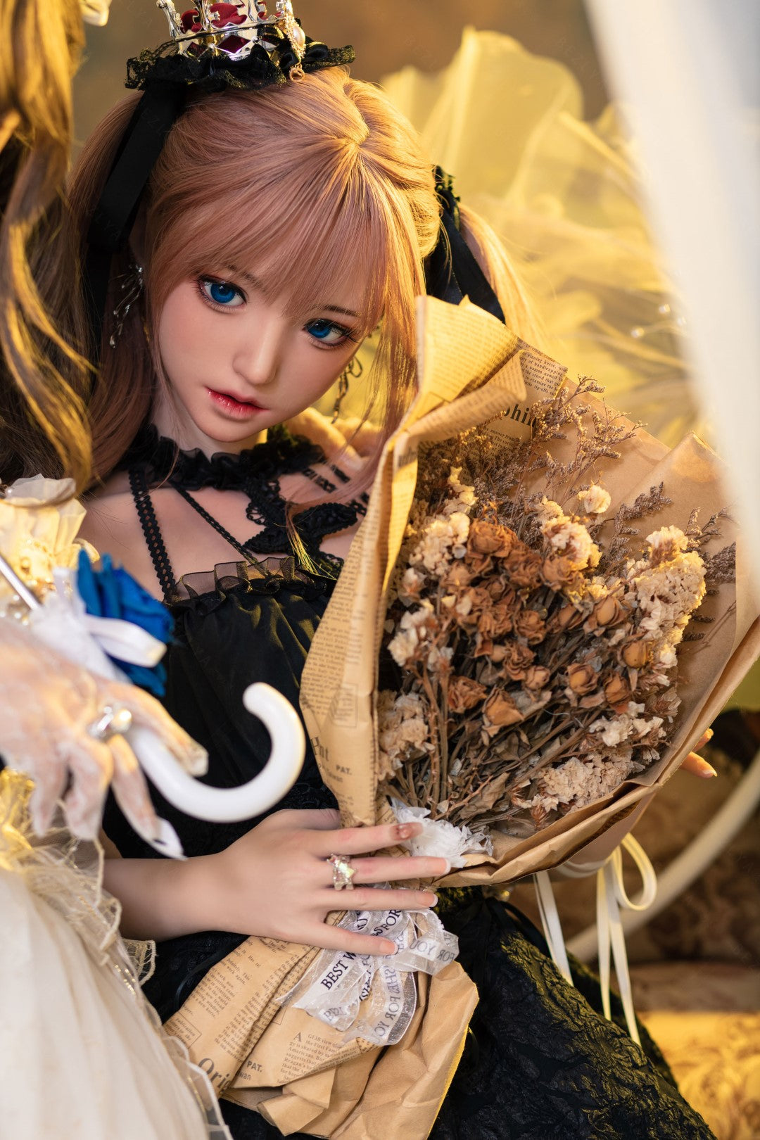 Convallaria  muñeca sexual (Bezlya Doll 149 cm copa D 2.1 silicona)