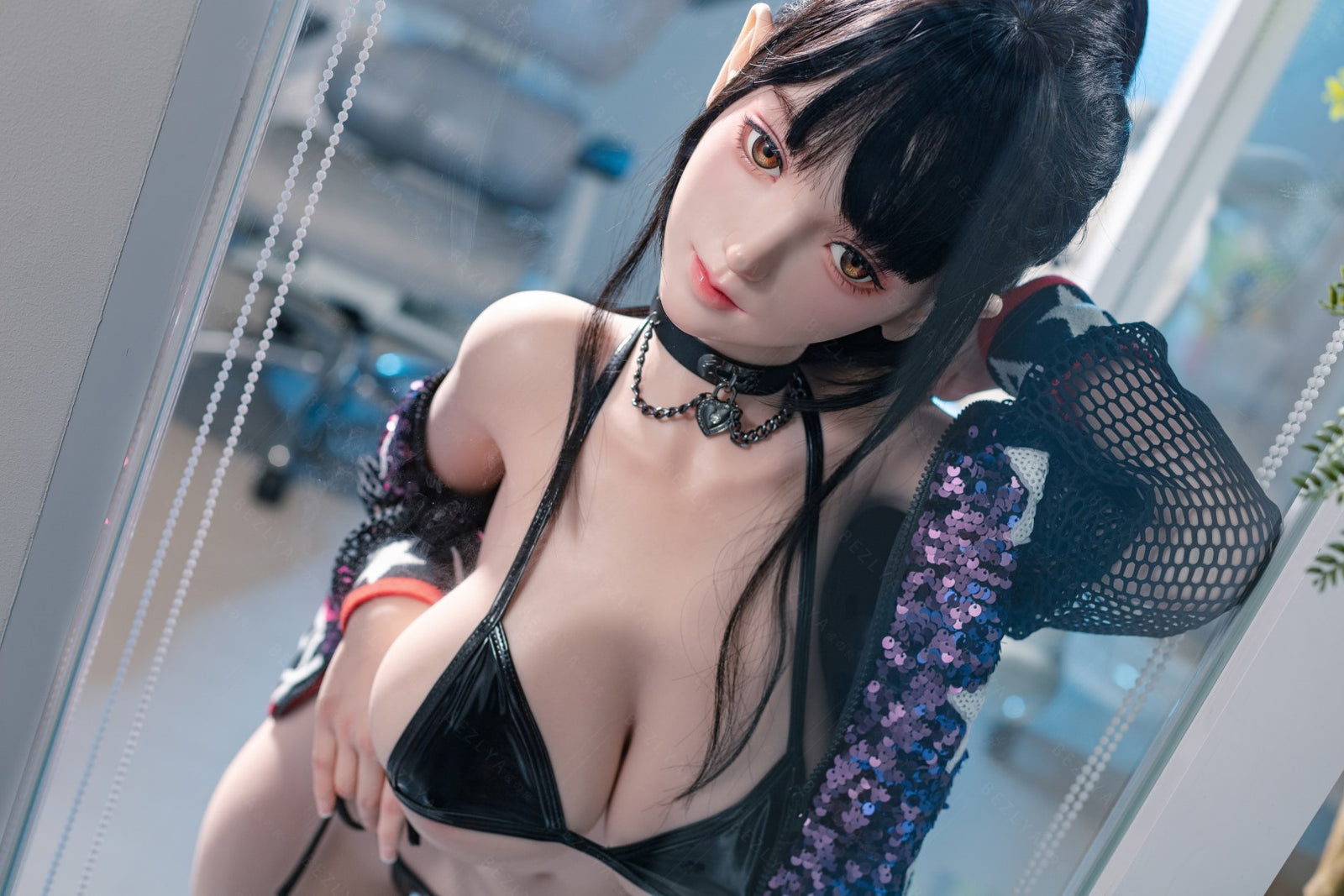 Paeonia muñeca sexual (Bezlya Doll 145 cm copa F 2.2CF silicona)