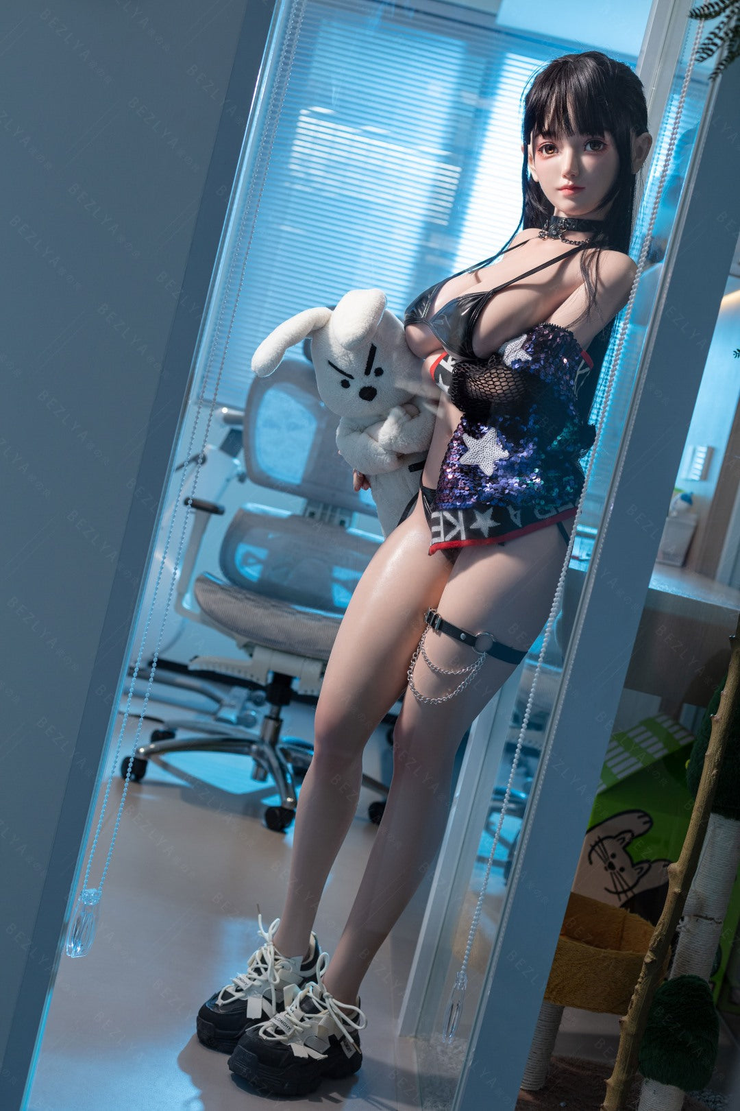 Paeonia muñeca sexual (Bezlya Doll 145 cm copa F 2.2CF silicona)