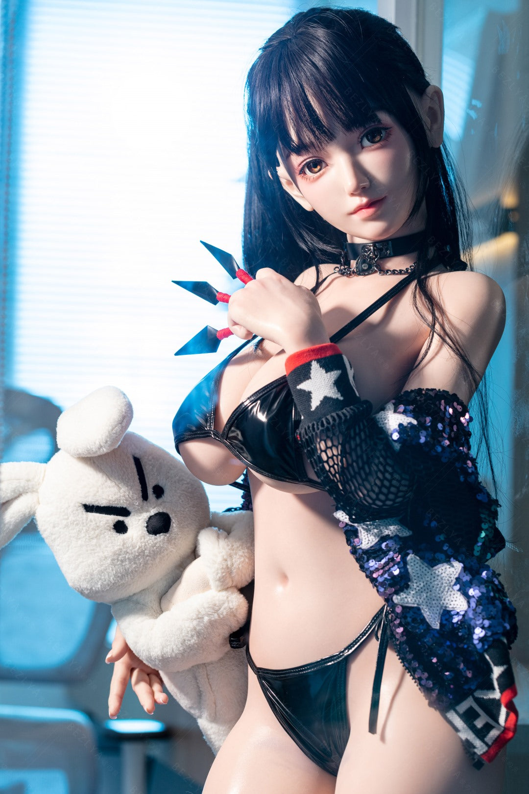 Paeonia muñeca sexual (Bezlya Doll 145 cm copa F 2.2CF silicona)