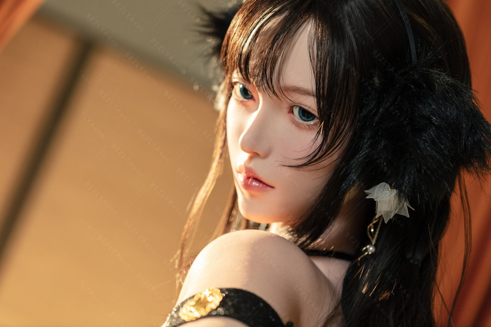 ninfea muñeca sexual (Bezlya Doll 155 cm copa H 2.1 silicona)